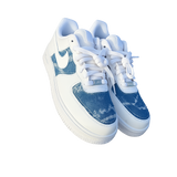 BY:MY$ELF x KV KU$TOMS DISTRESSED JAPANESE DENIM AF1